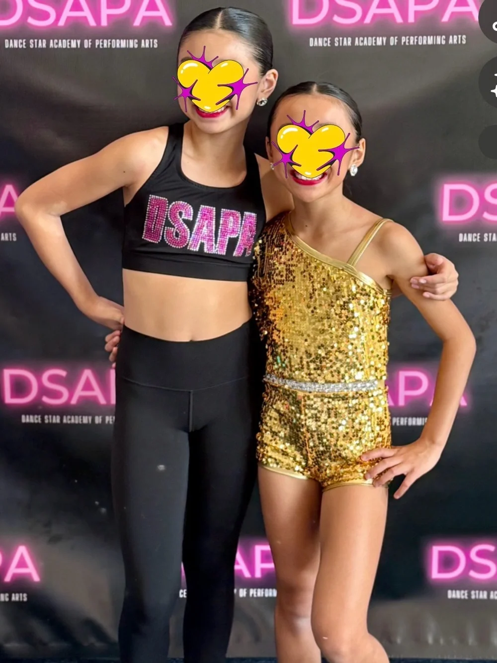 Girls Gold Sequin One-Shoulder Costume - Size CM